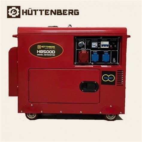 Der DIESEL E-Start H8500D ist ein Httenberg Generator zur (Not-)Stromversorgung. . Huttenberg generator h8500d